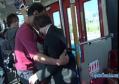 Jav Office Girl Machida Gangbang Uncensored On Public Bus In Traffic Drivers Can See In