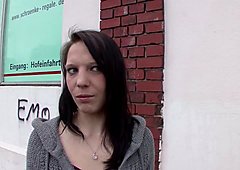 Stranger Seduce German Teen From Street to Fuck for Cash