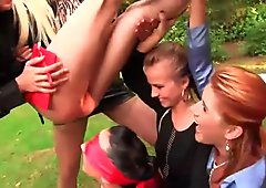 Hot Outdoor Lesbian Piss Party