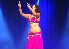 Curvy Muslim Arab Belly Dancer