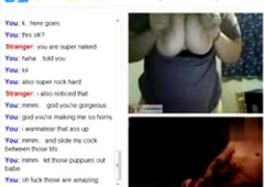 omegle pleasure with curvy babe