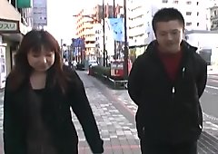 Cute asian gets fucked in the streets
